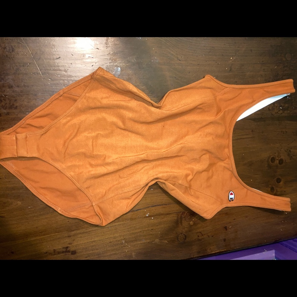 Burnt Orange Champion Bodysuit